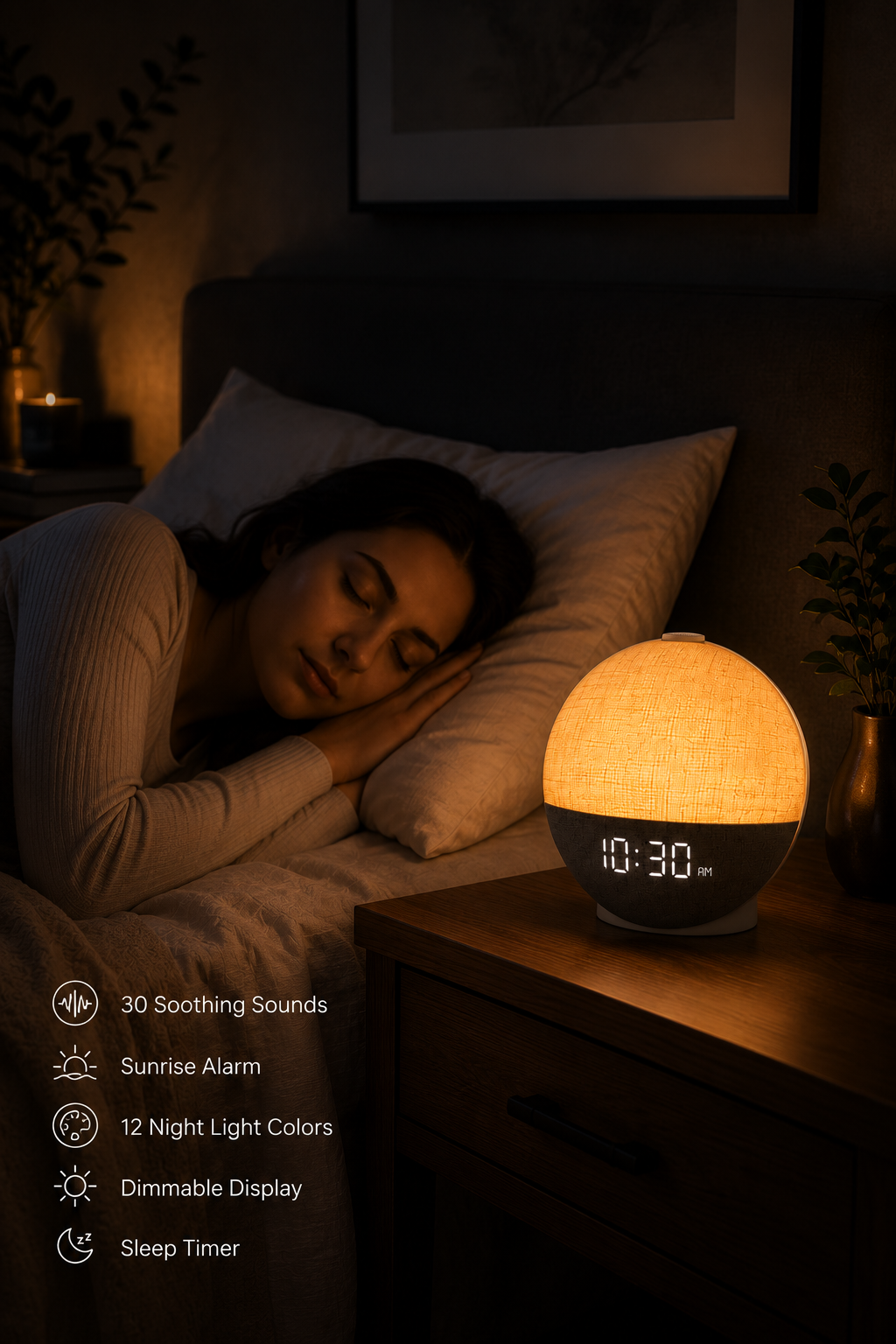 Bare Sunrise Alarm Clock & Sleep Sound Machine